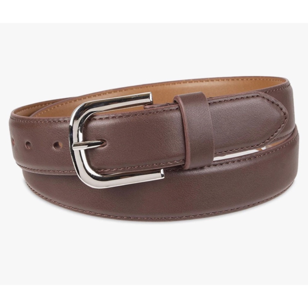 Skinny Jean Belt with Single Prong Buckle